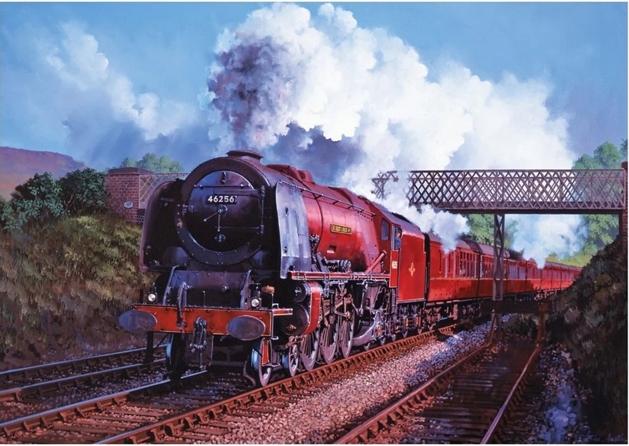 Hornby 1000 Piece Jigsaw Puzzle - Sir Williams A Stanier - HB0001