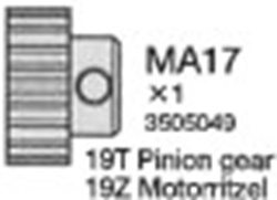 Tamiya 13505049 / 3505049 19t Pinion Gear For Gravel Hound