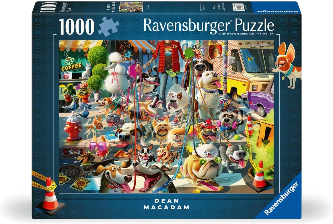 Ravensburger 1000 Piece Jigsaw Puzzle - Dean MacAdam - The Dog Walker - 120008767