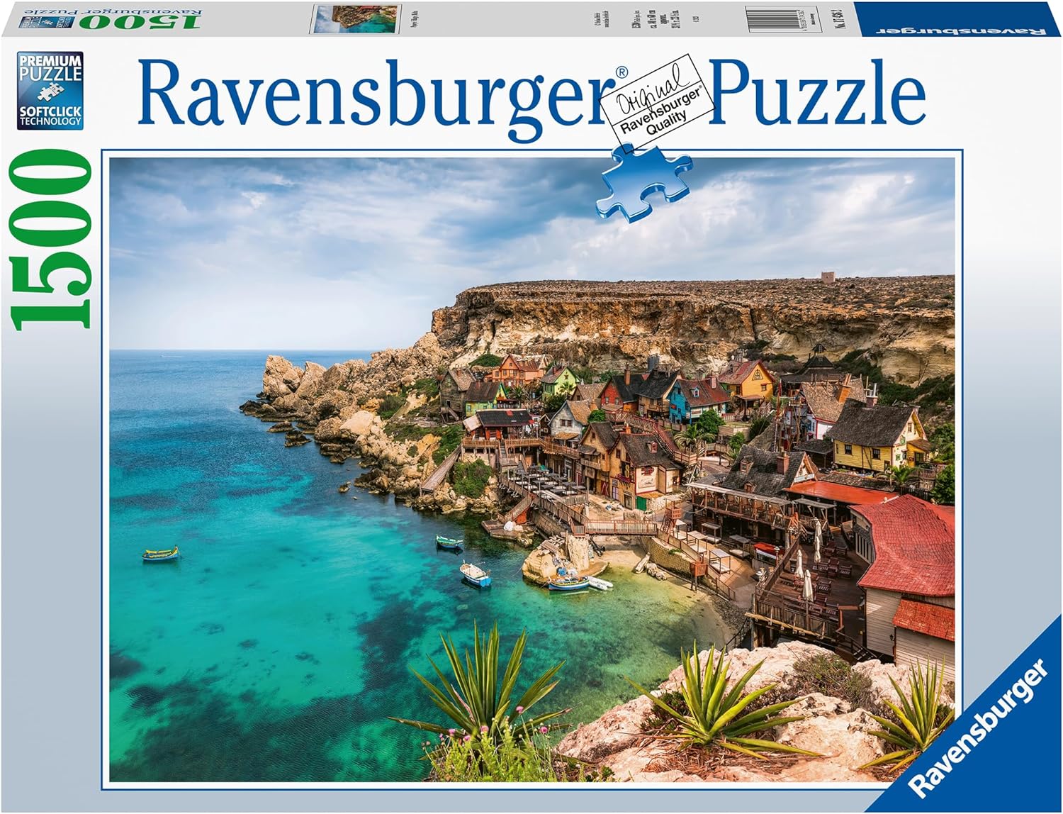 Ravensburger 1500 Piece Jigsaw Puzzle - Popeye Village, Malta - 174362