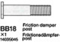 Tamiya 14035045 / 4035045 Friction Damper Post For 58431