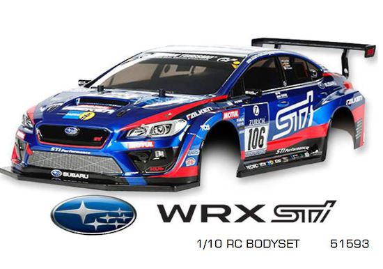 Tamiya 51593 Subaru Impreza WRX STI NBR Challenge Body Time Tunnel Models