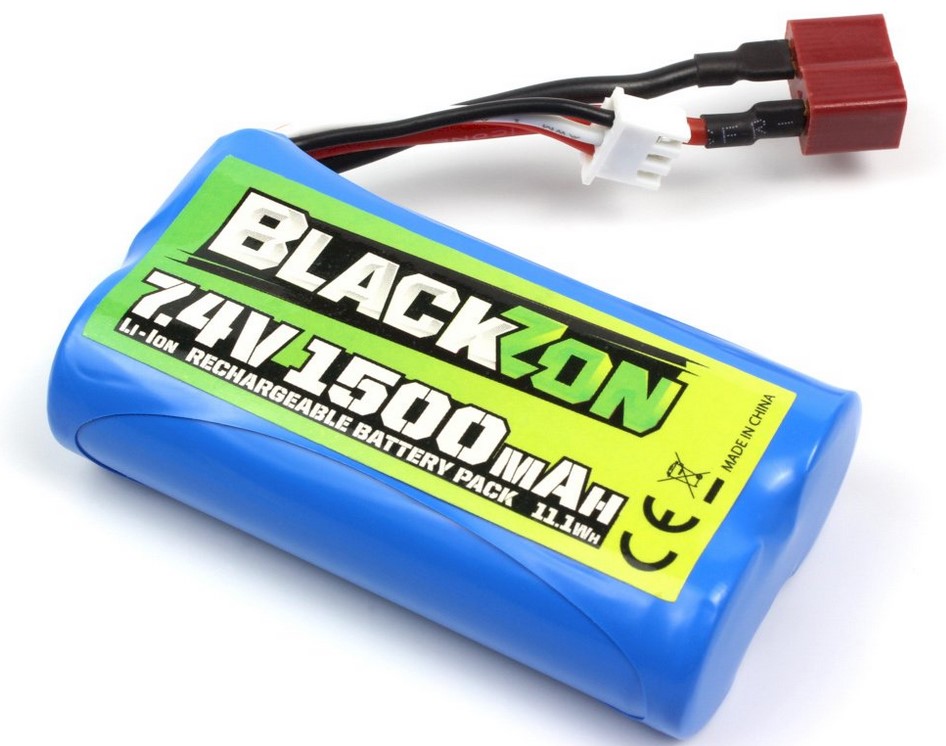 HPI Blackzon Smyter DB/DT/MT Brushed 7.4v Li-ion 1500mAh Standard Extra Battery 540149