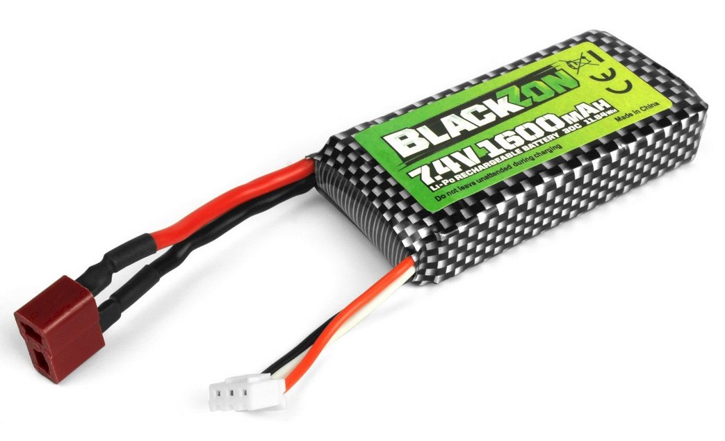 HPI Blackzon Smyter DB/DT/MT Turbo 7.4v Lipo 1600mAh Standard Extra Battery 540247