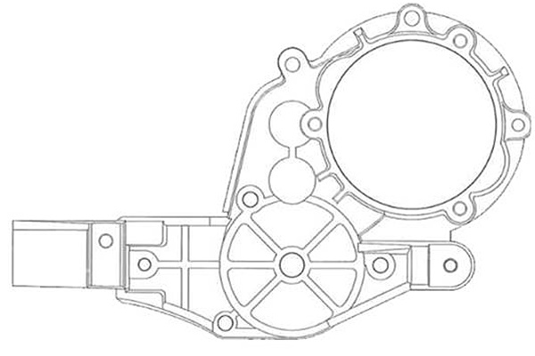 Tamiya 15405007 / 5405007 Gear Case L for 58441 Buggy Champ 2009