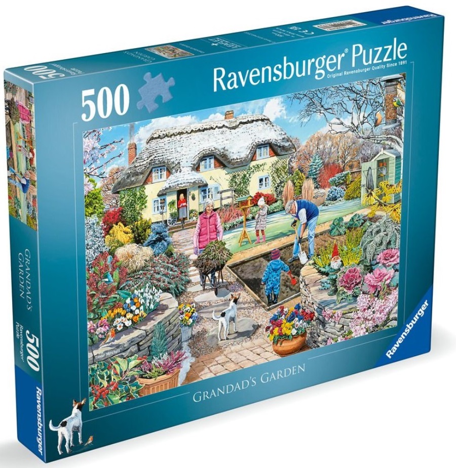 Ravensburger 500 Piece Jigsaw Puzzle - Grandad\'s Garden - 12000678