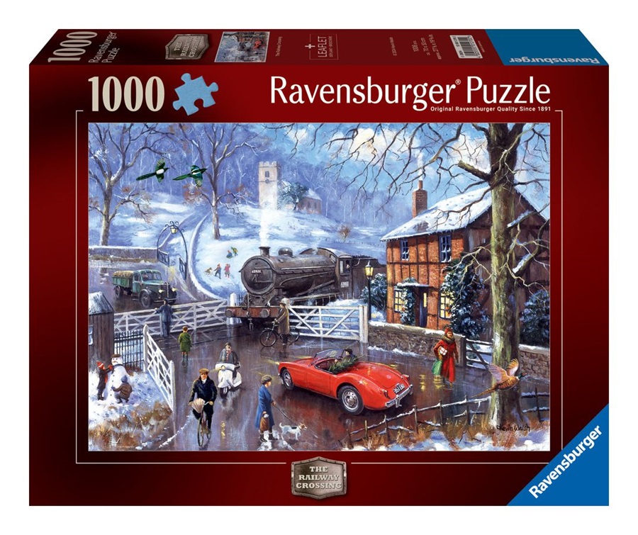 Ravensburger 1000 Piece Jigsaw Puzzle - Railway Crossing - 12001270