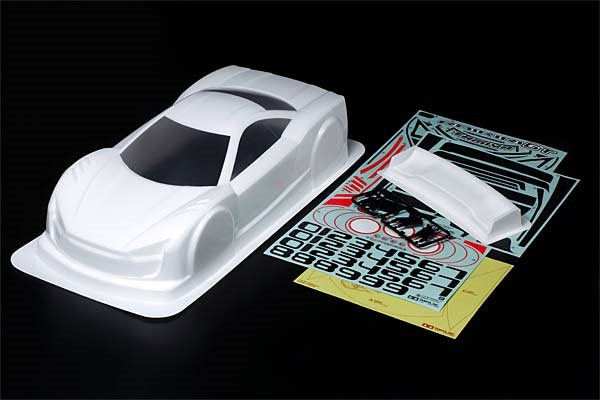 Tamiya 54774 Raikiri GT Body Set Pre Painted White For TT01 TT02 Time Tunnel Models