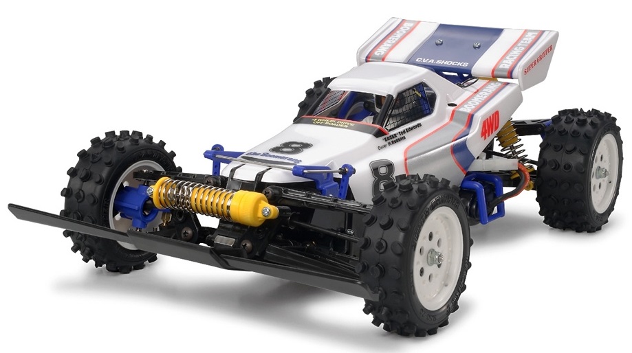 Tamiya 58418 The Boomerang - Reissue of 1980\'s 4WD RC Racing Buggy (Kit Without ESC or Custom Deal Bundle) RC Car Kit