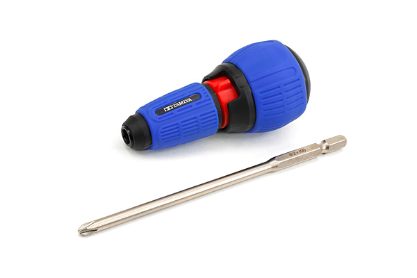 Tamiya 74152 Pro Drive Ratcheting Screwdriver with Bit (Large)