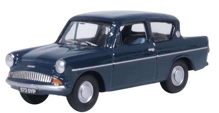 Oxford 76105011 Ford Anglia Ambassador Blue 1:76