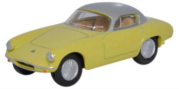 Oxford 76LTE003 2 Lotus Elite Sunburst - Yellow/Silver 1:Oxford 76 Scale Model