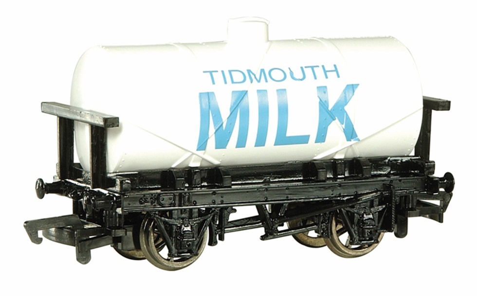 Bachmann 77048BE Tidmouth Milk Tank 1:76 Scale (Hornby Compatible) (Thomas The Tank)