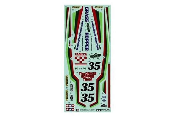 Tamiya 19495468 / 9495468 Sticker Pack - Grasshopper Reissue