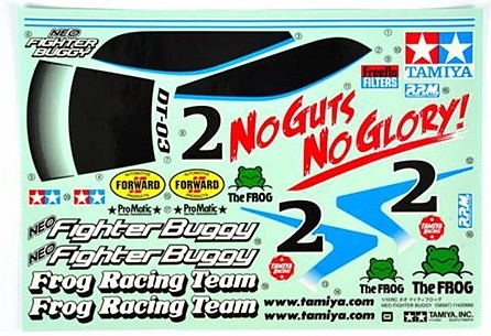 Tamiya 19495811 / 9495811 Sticker Set for Neo Fighter Buggy