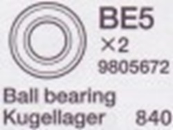 Tamiya 19805672 / 9805672 840 Ball Bearing (2pcs)