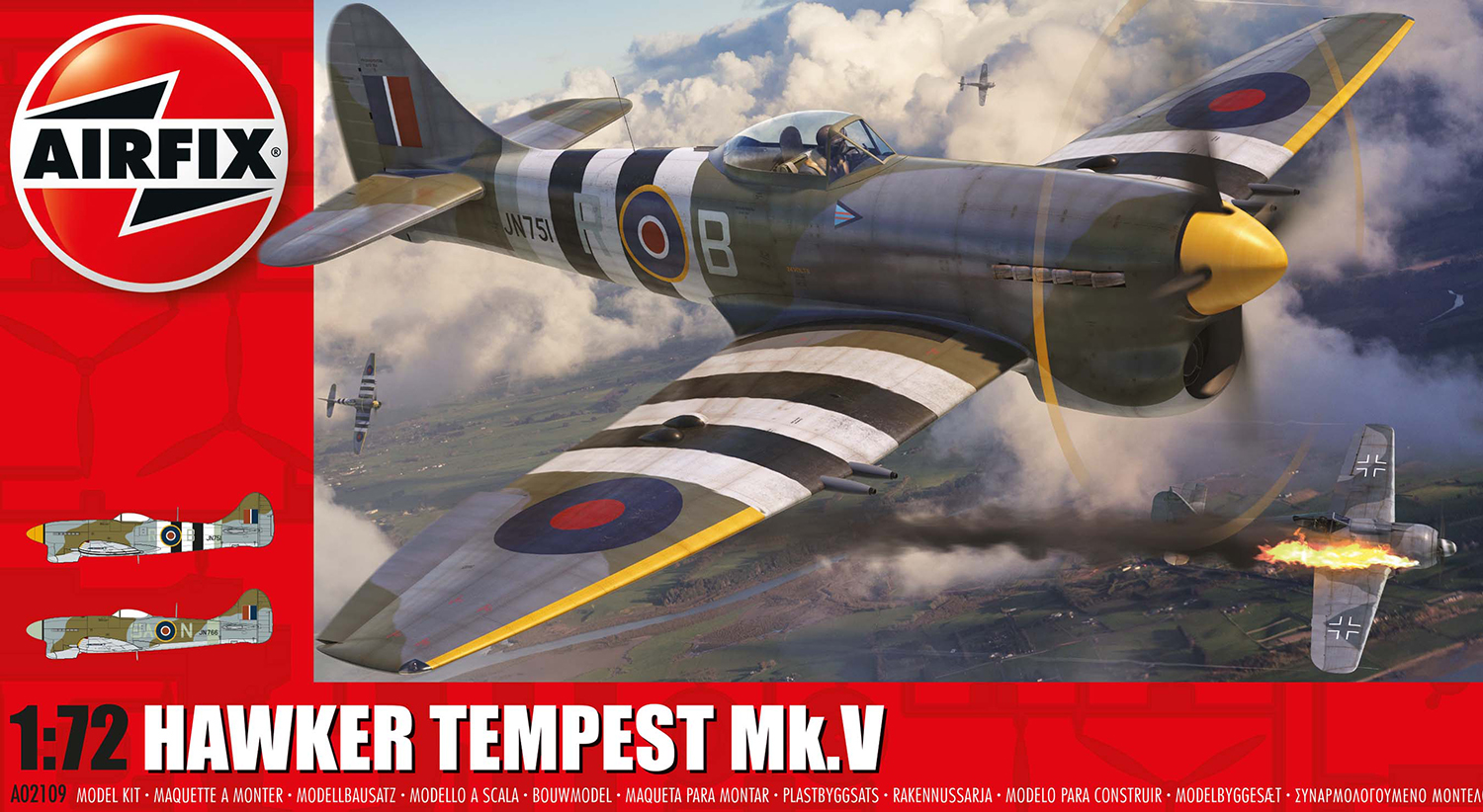 Airfix A02109 Hawker Tempest Mk.V 1:72 Plastic Model Kit ###