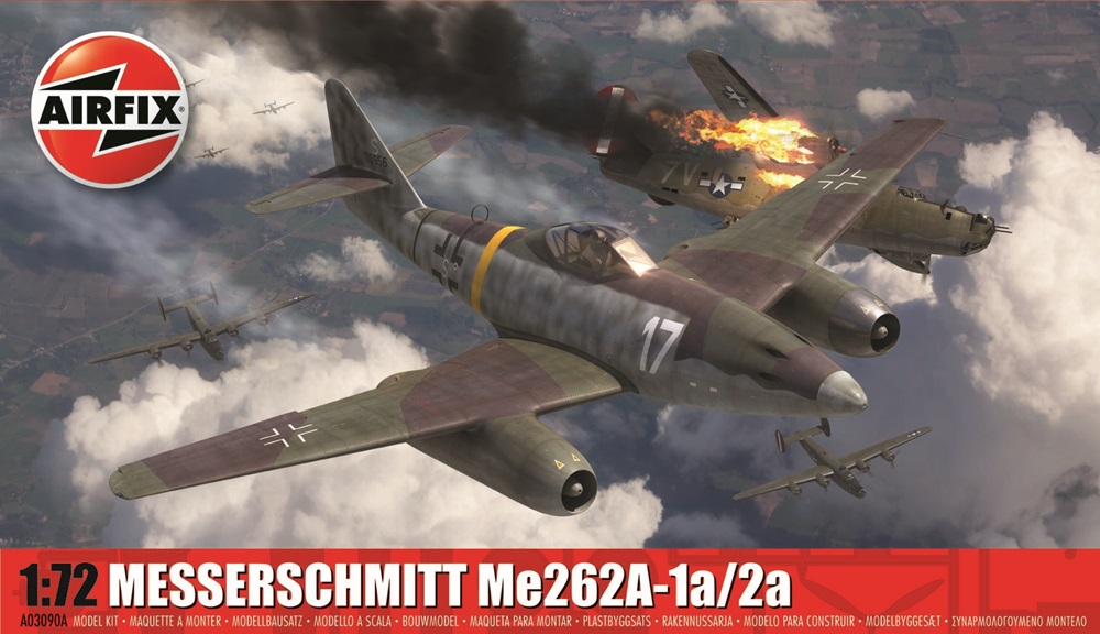 Airfix A03090A Messerschmitt Me262A-1a/2a 1:72 Scale Model Kit