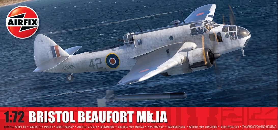 Airfix A04021A Bristol Beaufort Mk.IA 1:72 Scale Model Kit