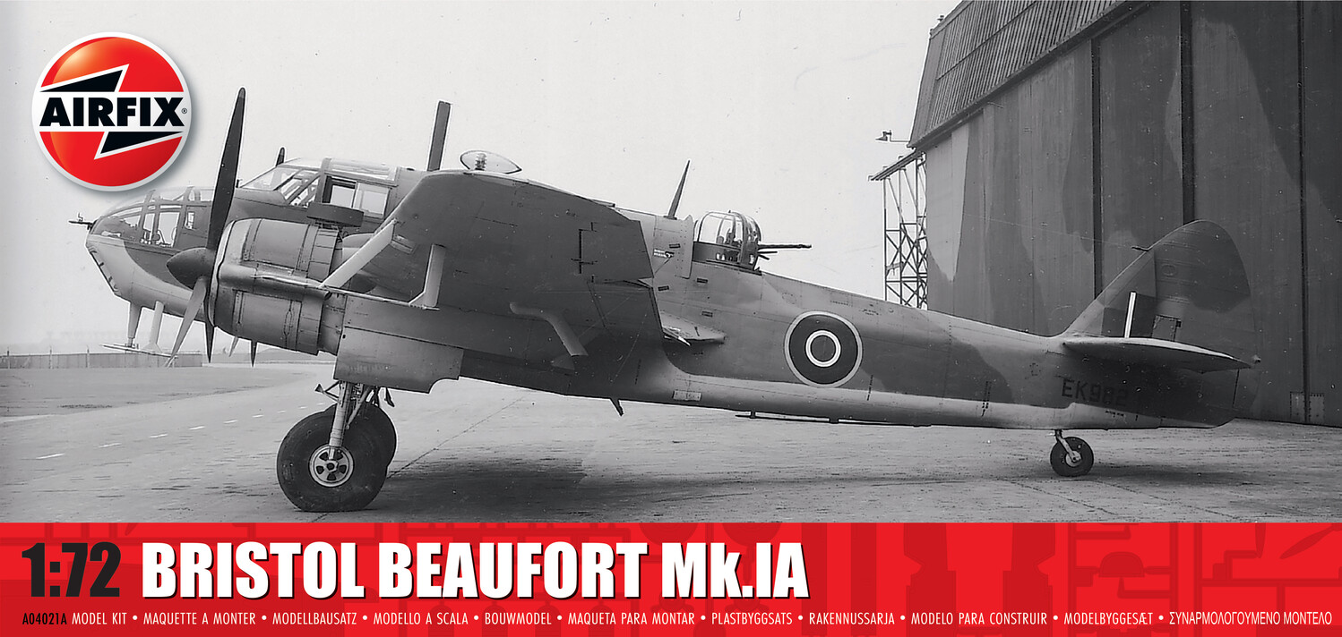 Pre-Order Airfix A04021A Bristol Beaufort Mk.IA 1:72 Scale (Estimated Release Aug 2024)