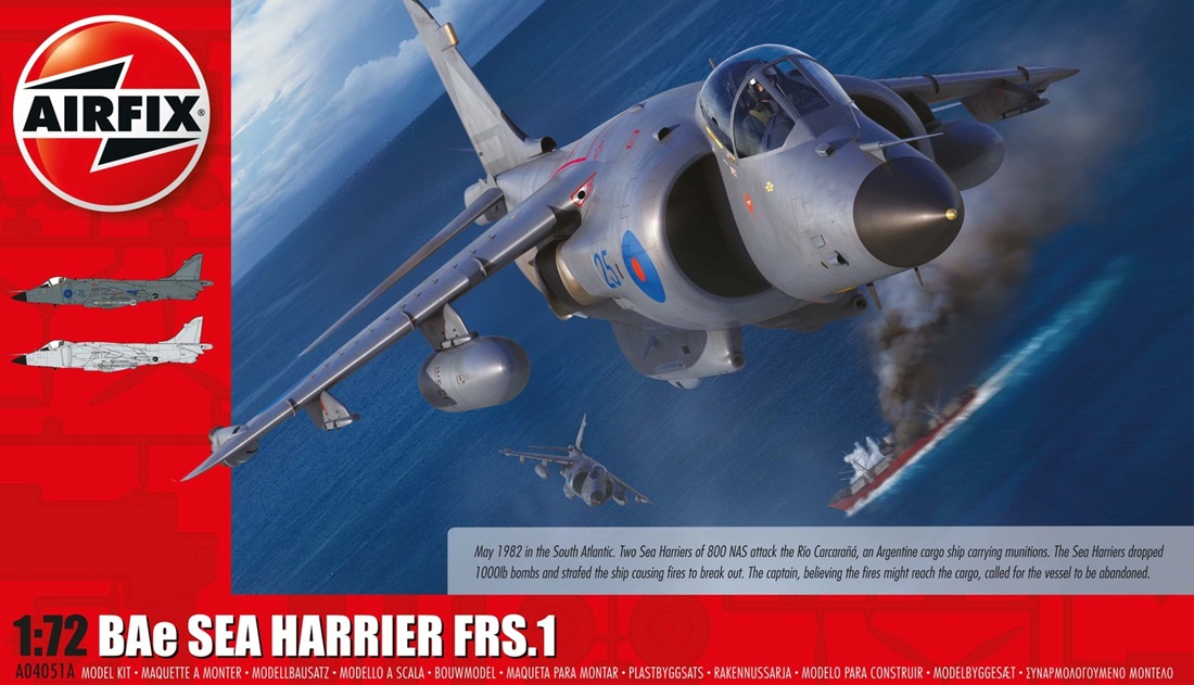 Airfix A04051A Bae Sea Harrier FRS1 1/72 1:72 Scale Model Kit ###