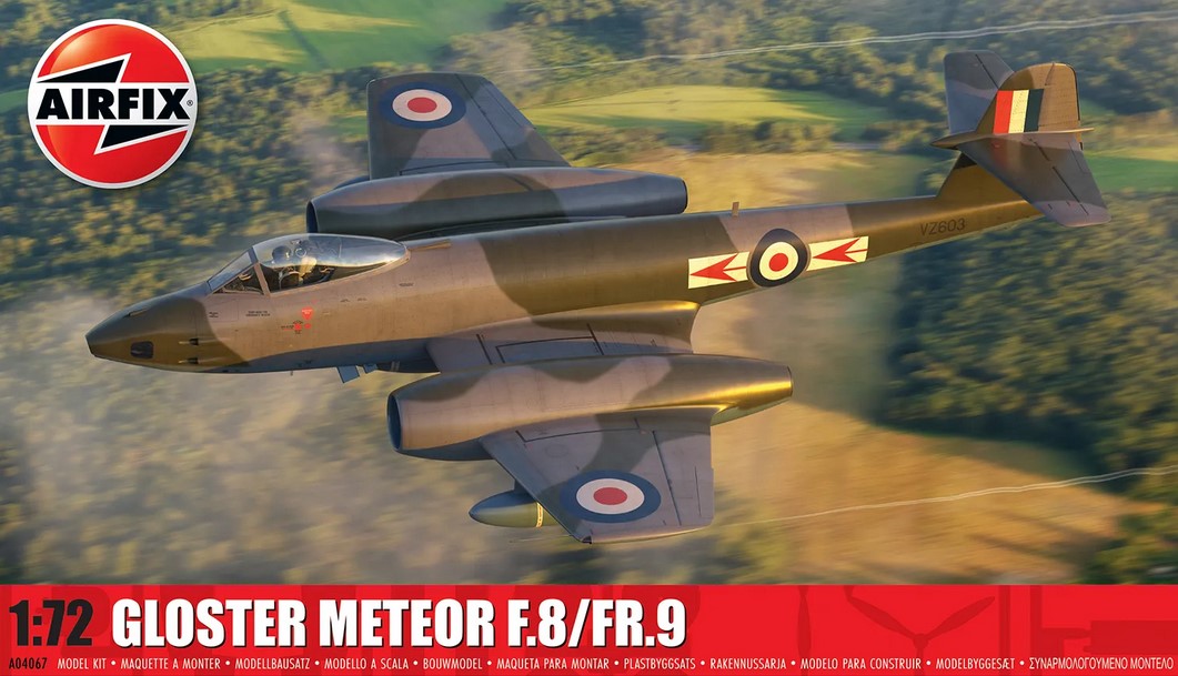 Airfix A04067 Gloster Meteor F.8/FR.9 1:72 Scale Model Kit