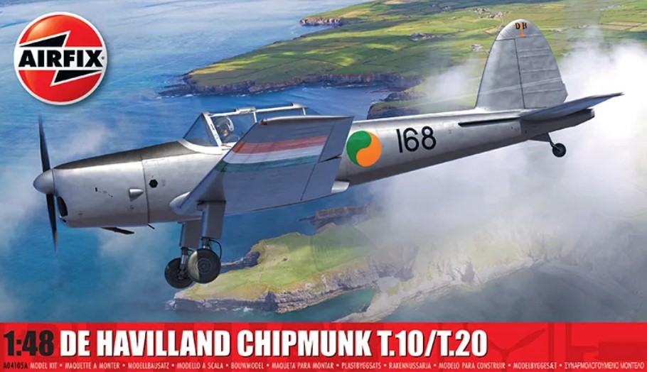 Airfix A04105A de Havilland Chipmunk T.10/T.20 1:48 Scale Model Kit