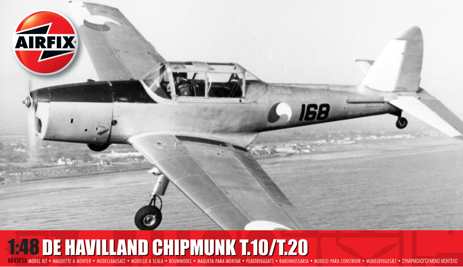 Pre-Order Airfix A04105A de Havilland Chipmunk T.10/T.20 1:48 Scale (Estimated Release Jul 2024)