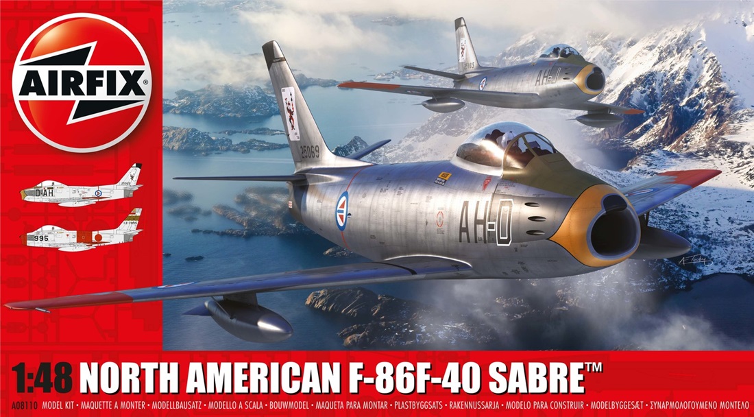 Airfix A08110 North American F-86F-40 Sabre 1:48 Scale