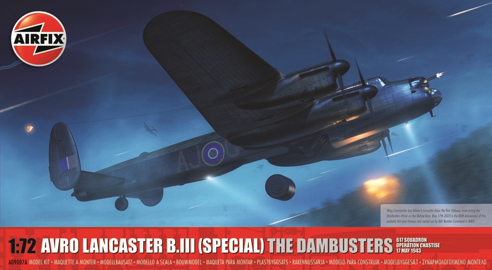 Airfix A09007A Avro Lancaster B.III (Special) The Dambusters 1:72 Scale Model Kit