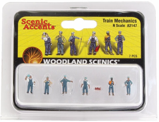 Woodland Scenics A2147 N SCALE Figures - Train Mechanics (N gauge