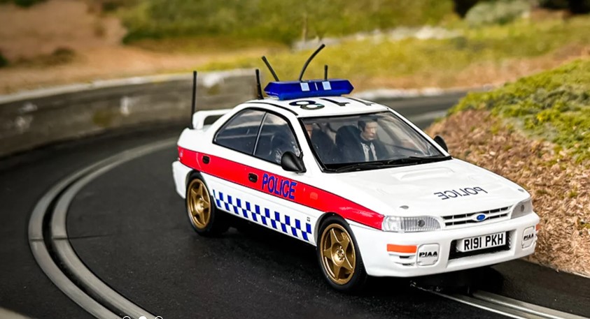 Scalextric Car C4429 Subaru Impreza WRX - Police Edition