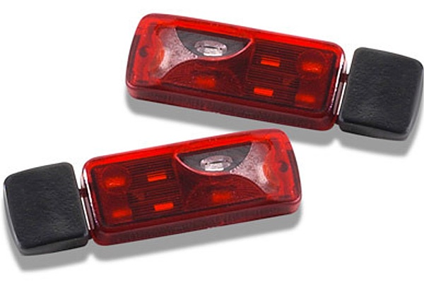 Truck: Carson C907038 1:14 Tractor Truck Taillights 6-sect.(2) (for Tamiya Trucks)