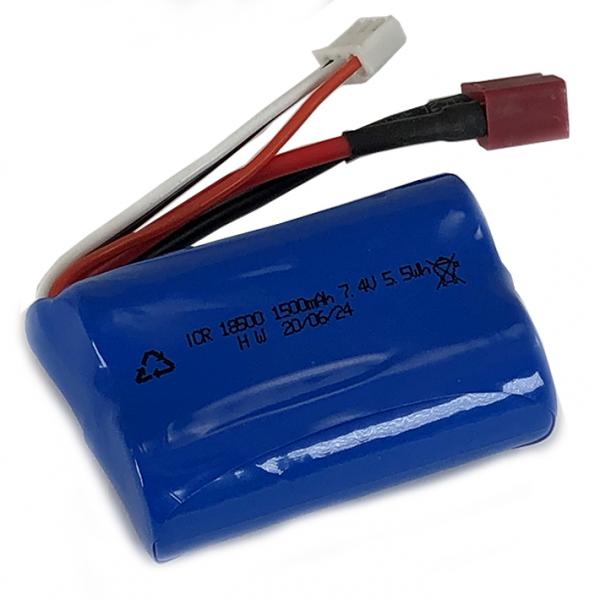 FTX Tracer Brushless / Blackzon Slyder Spare Larger High Capacity Battery Li-Ion 7.4v 1300mah FTX9789 (See notes if fitting to non Brushless cars)