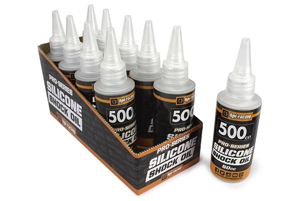 HPI 160385 Pro-Series Silicone Shock Oil 500Cst (60cc) (Damper Oil - Also suits Tamiya models)