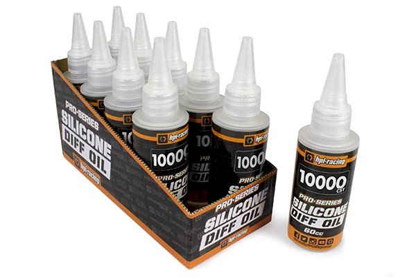 HPI 160391 Pro-Series Silicone Diff Oil 10000Cst (60cc) (Differential Lubricant - Also suits Tamiya models)