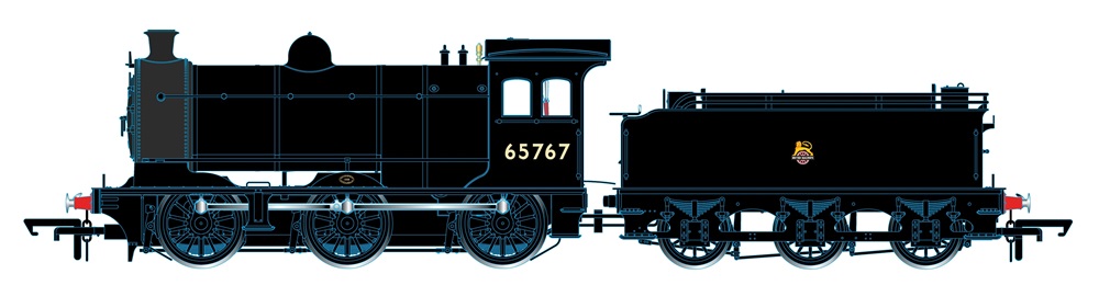 Pre-Order Oxford Rail OR76J26002 BR Early (plain black) 65767 0-6-0 Class J26 1:76 (Estimated Release Q2/2025)