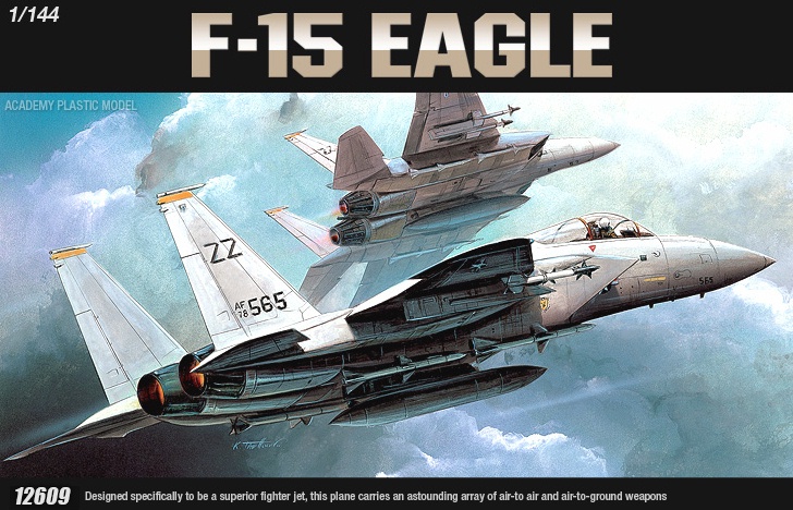 Academy 12609 F-15C Eagle 1:144 Plastic Model Kit
