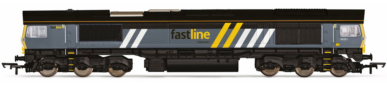 Hornby R30167 Fastline, Class 66, Co-Co, 66301 - Era 11 (Tier 1 Customer Exclusive)