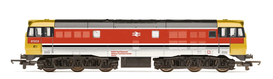 Hornby R30197 RailRoad Plus BR Departmental RTC Train Testing, Class 31, A1A-A1A, 97203 - Era 8 Diesel Loco