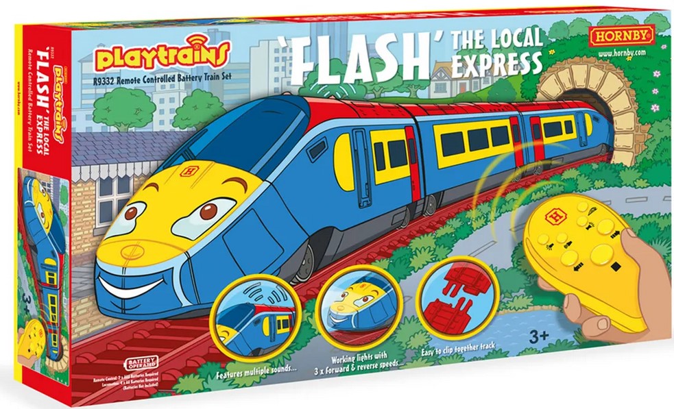 Hornby Playtrains R9332 Flash The Local Express Remote Controlled ...