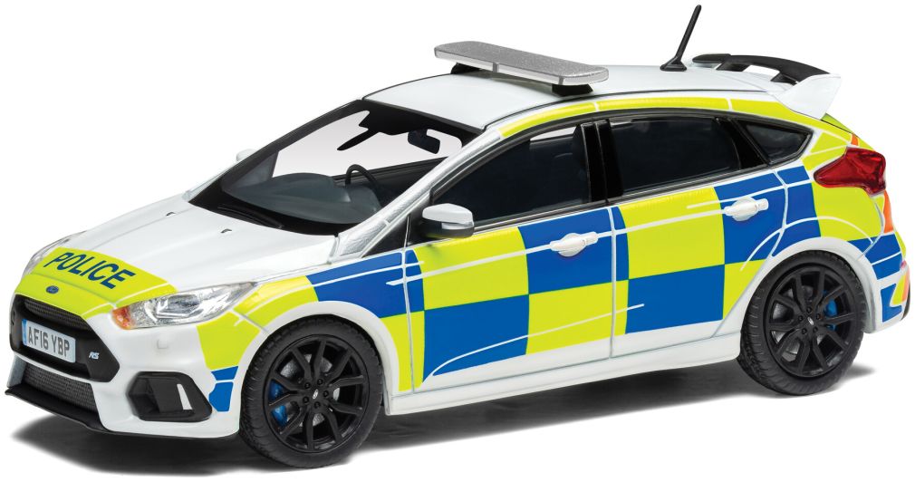 Pre-Order Corgi Vanguards VA15304 Ford Focus Mk3 RS, Police Demonstrator 1:43 (Due Approx Sep 2024)
