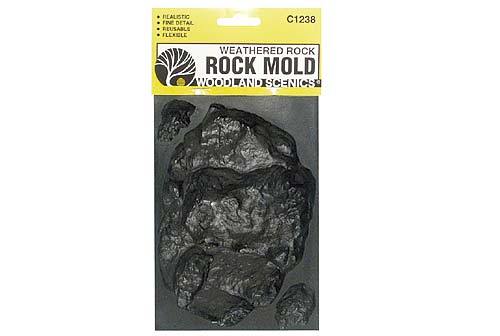 Bachmann Woodland Scenics C1238 / WC1238 Weathered Rocks Rock Mould (5 inchx7 inch)