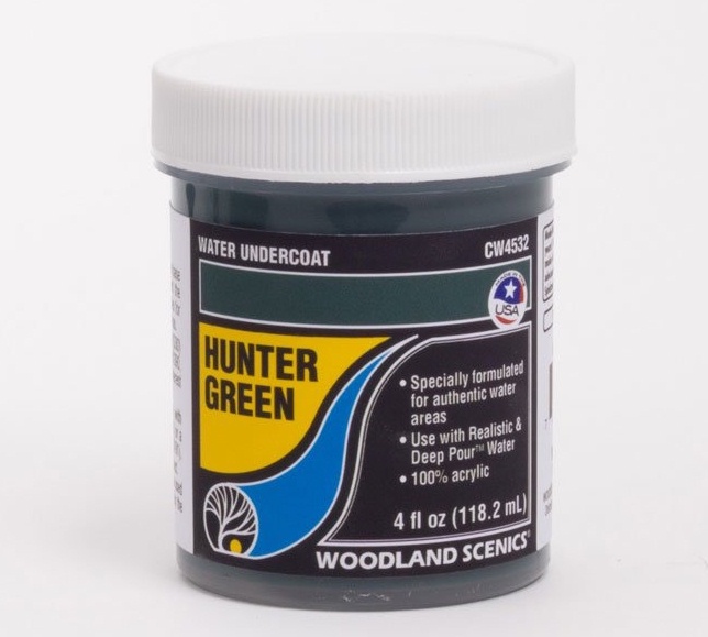 Bachmann Woodland Scenics CW4532 / WCW4532 Hunter Green Water Undercoat (Water System) ###