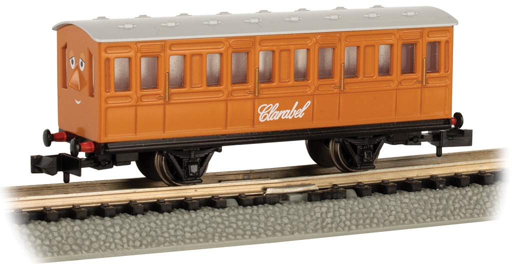 Bachmann 76095 Clarabel Coach N Gauge 1:160 Small Scale (Compatible with Graham Farish and Similar Systems) (Thomas The Tank)