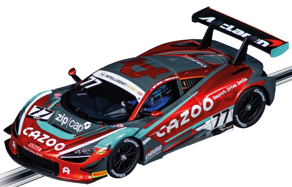 Carrera 20027782 McLaren 720S GT3 \"Enduro Motorsport, No.77\" British GT 2023 (Scalextric Compatible Car)