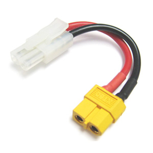 Etronix ET0843 Tamiya (Battery) / XT60 (Device) Adaptor Cable (For GT Power Sound Packs)