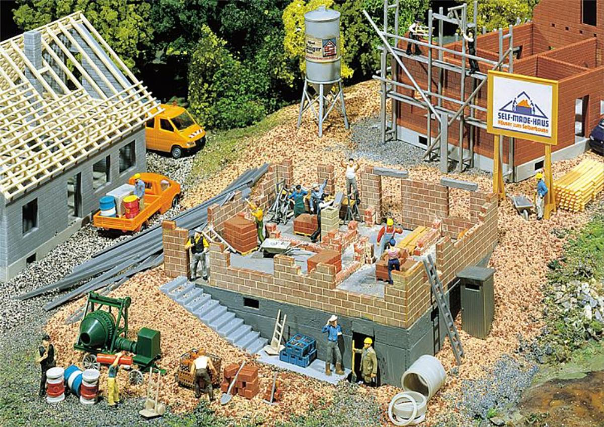 Gaugemaster Structures GM437 Fordhampton House Under Contruction Plastic Kit 1:76 / OO Scale