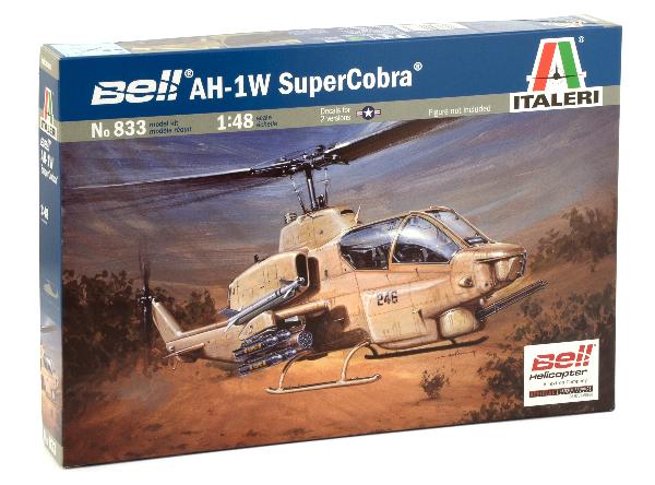 Italeri 833 - Bell AH-1W SuperCobra 1:48 Kit, Time Tunnel Models