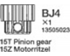 Tamiya 13505023 / 3505023 15T Pinion Gear for 58441 Buggy Champ 2009